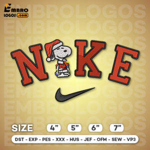 Nike Snoopy Swoosh Embroidery Logo