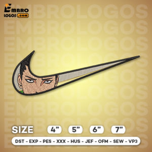 Nike Shikamaru Swoosh Embroidery Logo